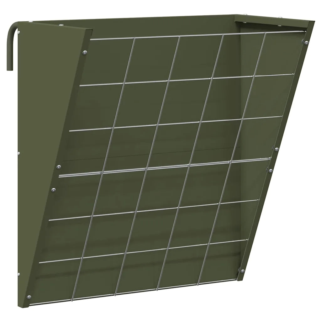 Mangiatore Appeso per Fieno Verde oliva 61 x 33 x 66 cm 874634
