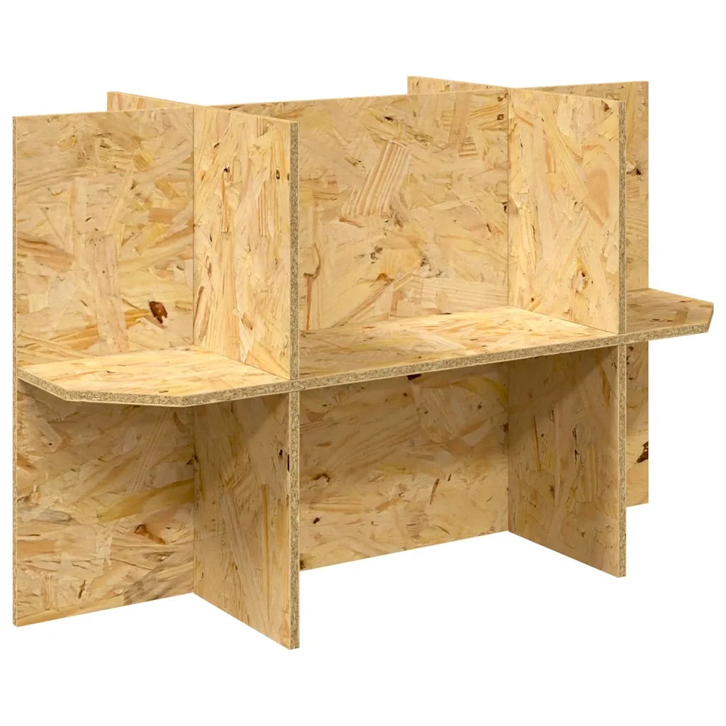 Base per Terrario con lo scaffale Marrone 80 x 40 x 50 cm OSB 876739