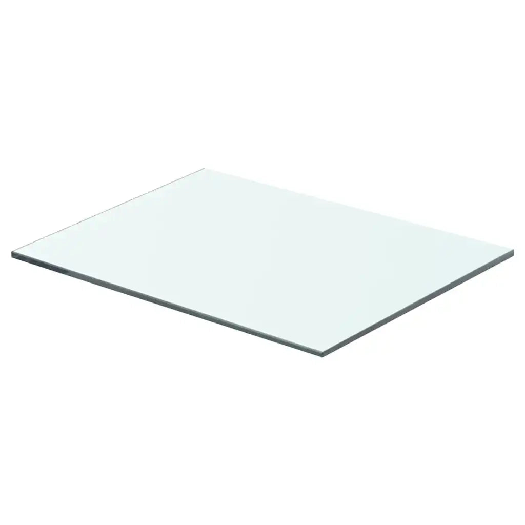 Mensole-Ripiani-Scaffale in Vetro Trasparente 2 pz 40x25 cm