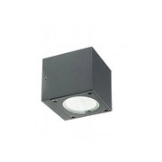 Applique Da Esterno Moderna Lula Alluminio E Vetro Grigio Led 6+6W 3000K