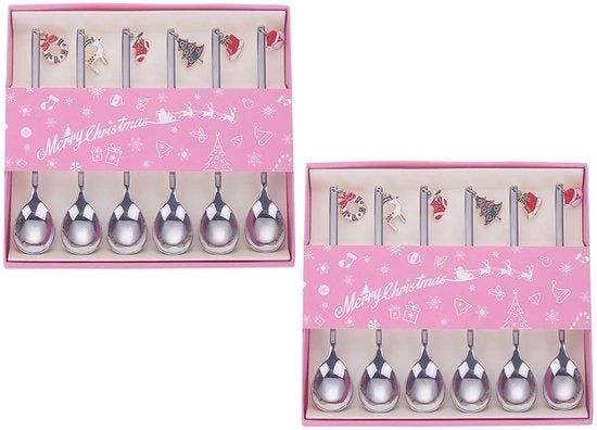 Set di cucchiai per caffè in acciaio inossidabile 12 pezzi - cucchiai per dessert - cucchiai per tè - cucchiai per Natale - set di cucchiai - materiale duraturo 

Modello: 12 pezzi 
Materiale: Acciaio inossidabile 
Specifica: 12 pezzi