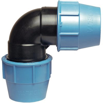 GOMITO A COMPRESSIONE PN16 UNIDELTA - MM 50X50- 2 pezzi