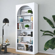 Biblioteca Vas, Libreria 5 Ripiani, 80x32x180h cm Bianco