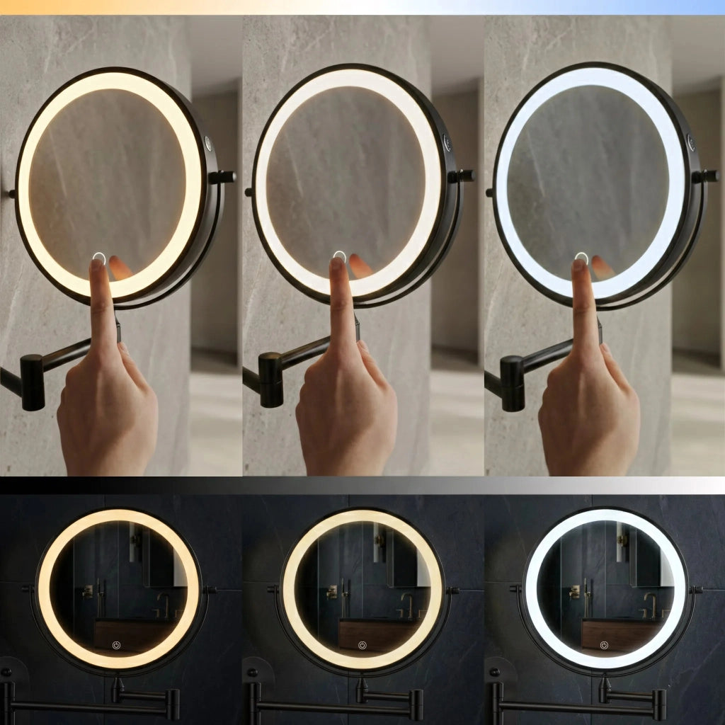 Specchio Led Glow Black