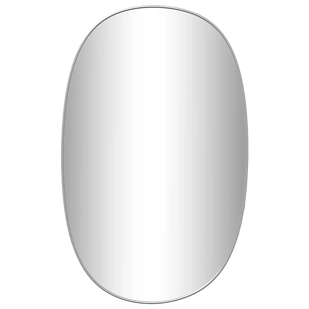 Specchio da Parete | Specchio decorativo Argento 80x50 cm