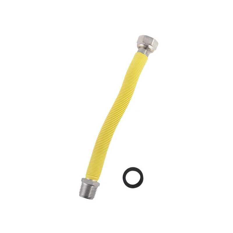 Tubo Gas Inox M3/4"-F3/4" 10,0/20,0 Estensibile