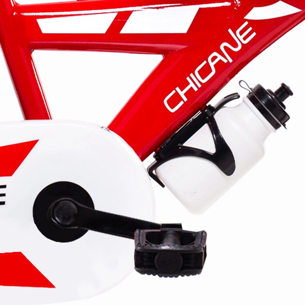 SCH CHICANE 16", bicicletta per bambini, adatta a bambini tra i 5 e i 7 anni, per altezza tra 105 e 135 cm, con campanel