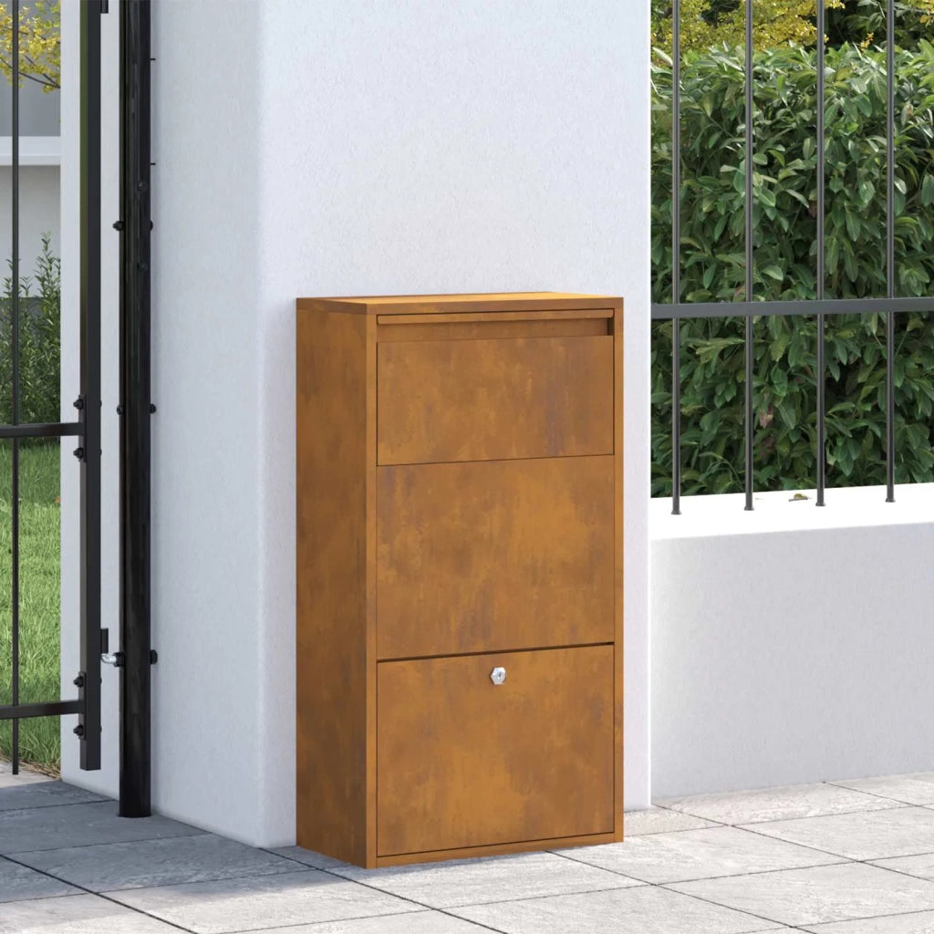 Cassetta per pacchi con archiviazione Ruggine 44 x 22 x 82 cm 874925