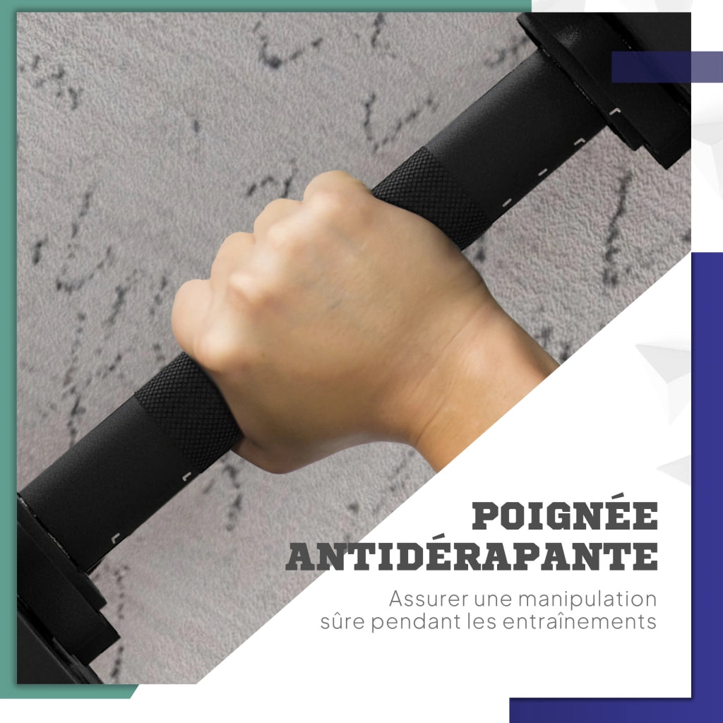 Manubri Regolabili 2 in 1 ¨C Minimal ¨C 15 kg Nero e Verde