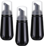 Pacchetto da 3 di flaconi di sapone schiuma per viaggi - 60 ml - nero