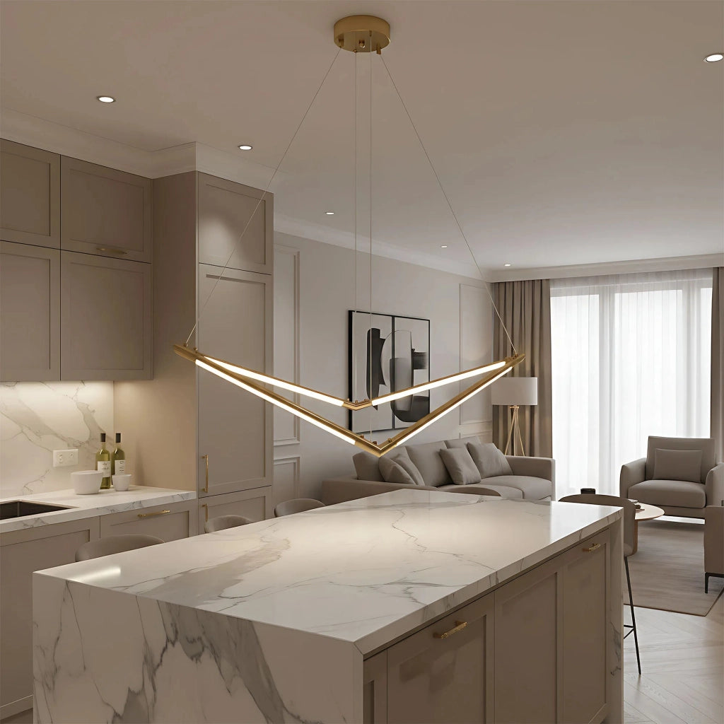 Lampada Da Soffitto Led App1776-cp Brush Gold