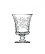 Bicchiere da bibita pressato floreale La Rochere Amboise da 220 ml