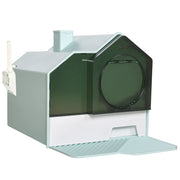 Casetta per Gatti con Vassoio Estraibile ¨C Minimal ¨C 47x45x42 cm Turchese