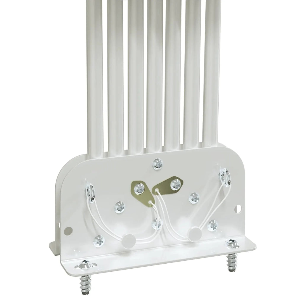 Schermo di Privacy per Balcone Ø 400 cm Poliestere Marrone 42037152