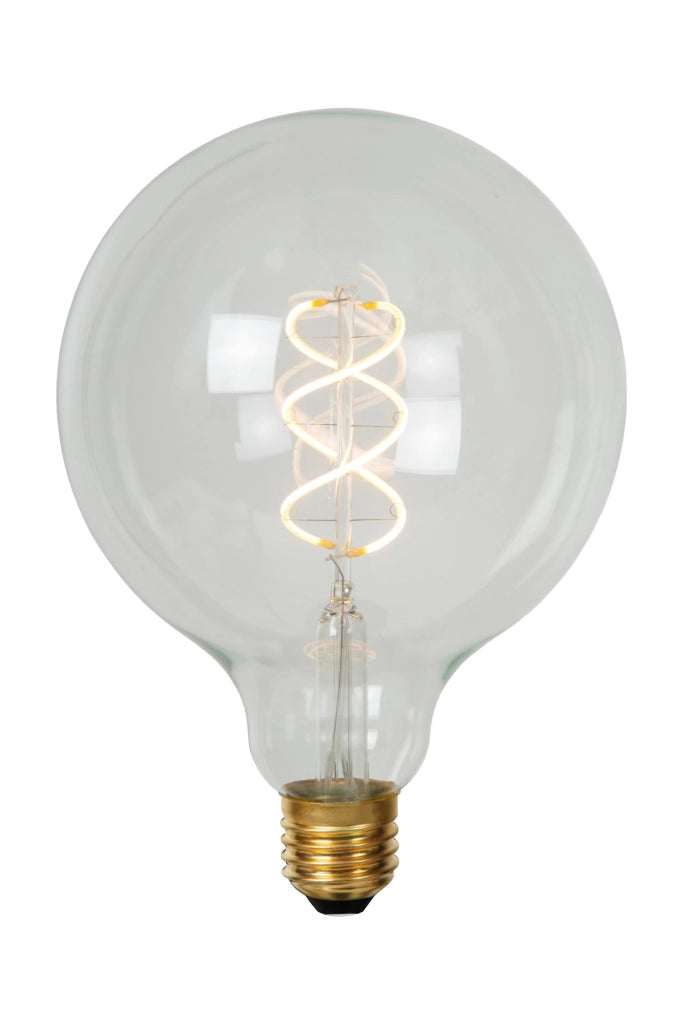 Lampadina LED filamento sfera trasparente E27 5W Lucide