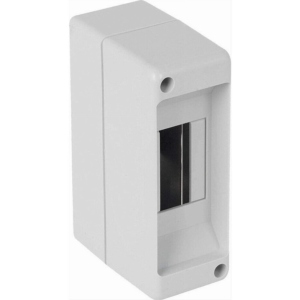 Trade Shop - Centralino Da Parete Esterno 1/2m Moduli Ip20 Colore Grigio 130x45x85 Mm Fg14011 -