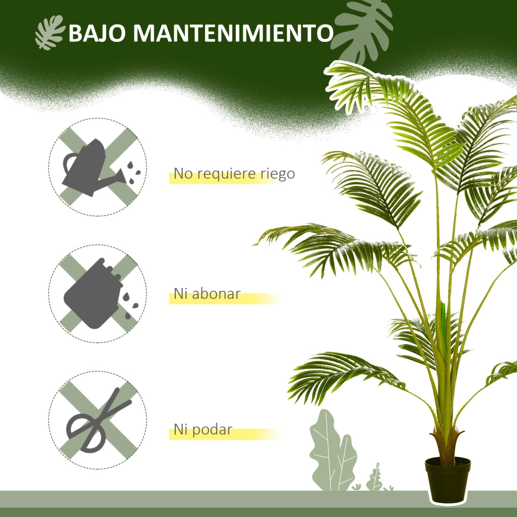 Palma Areca Artificiale 170cm ¨C zephmum ¨C Verde ?15x170 cm