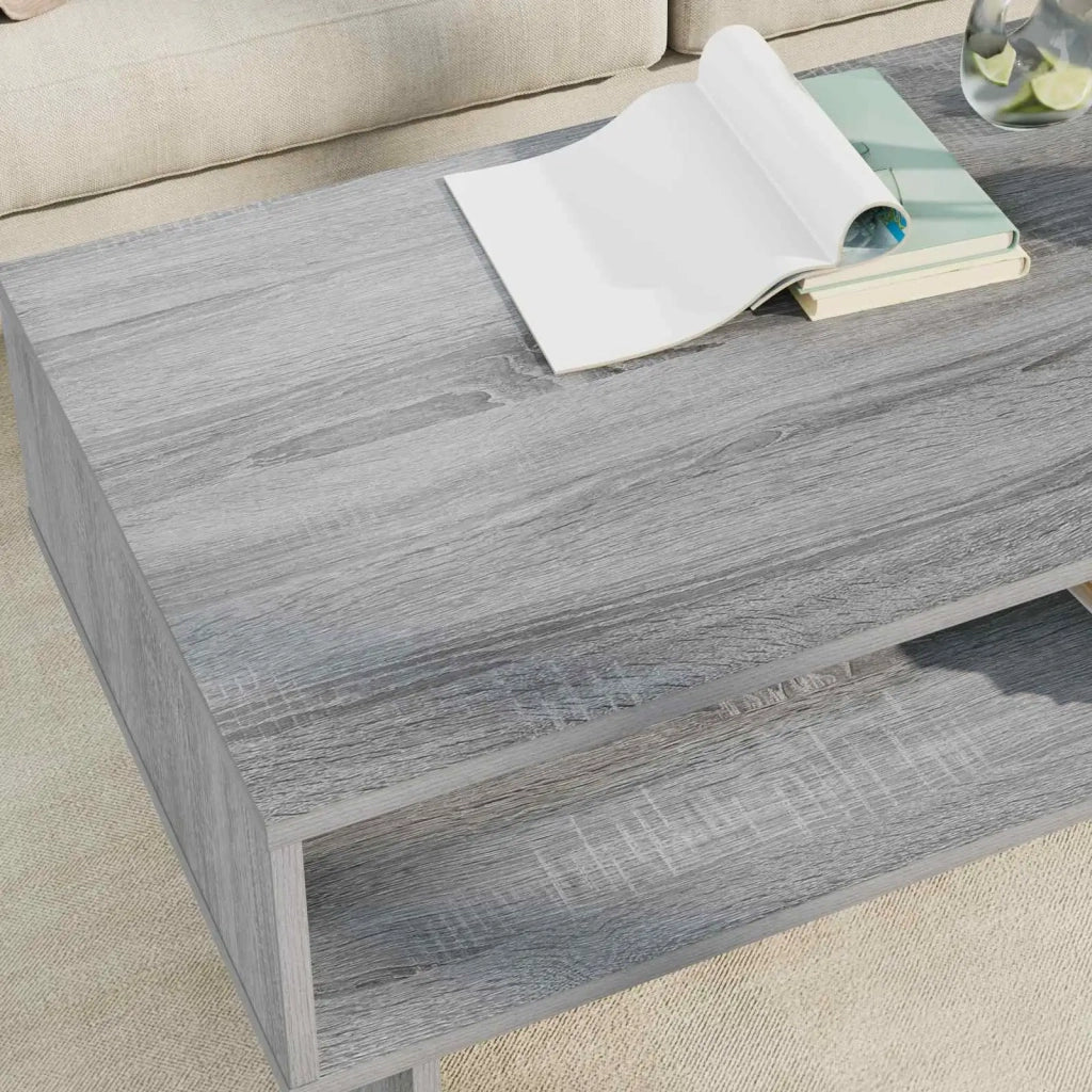 Tavolino da salotto | Tavolino da caff¨¨ | Tavolino da Soggiorno Grigio Sonoma 100 x 46 x 35 cm