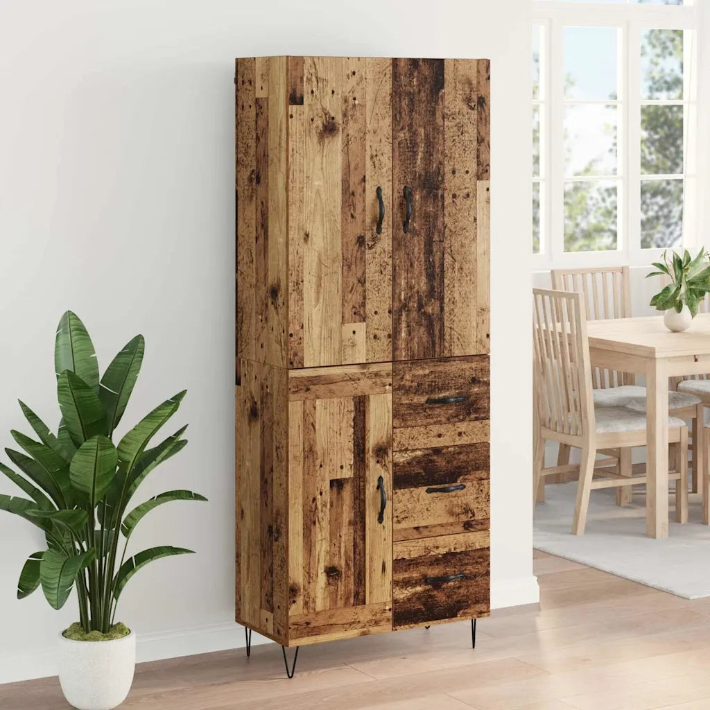 Credenza con cassetto 2 pcs Legno vecchio Legno multistrato 3415625