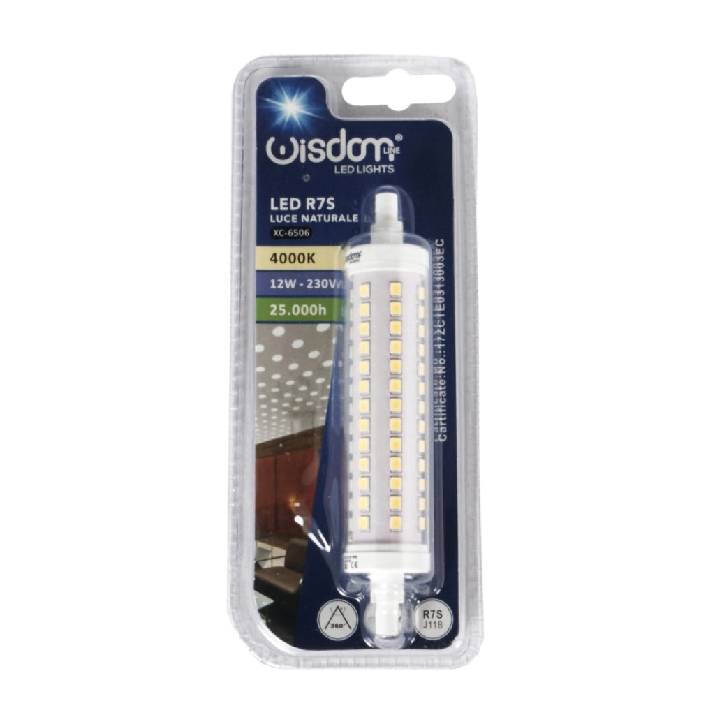 Lampadina led R7S 12W 4000k