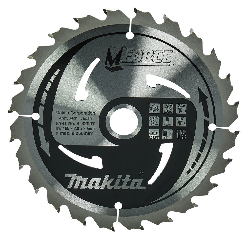 Lama MAKITA 165x20mm