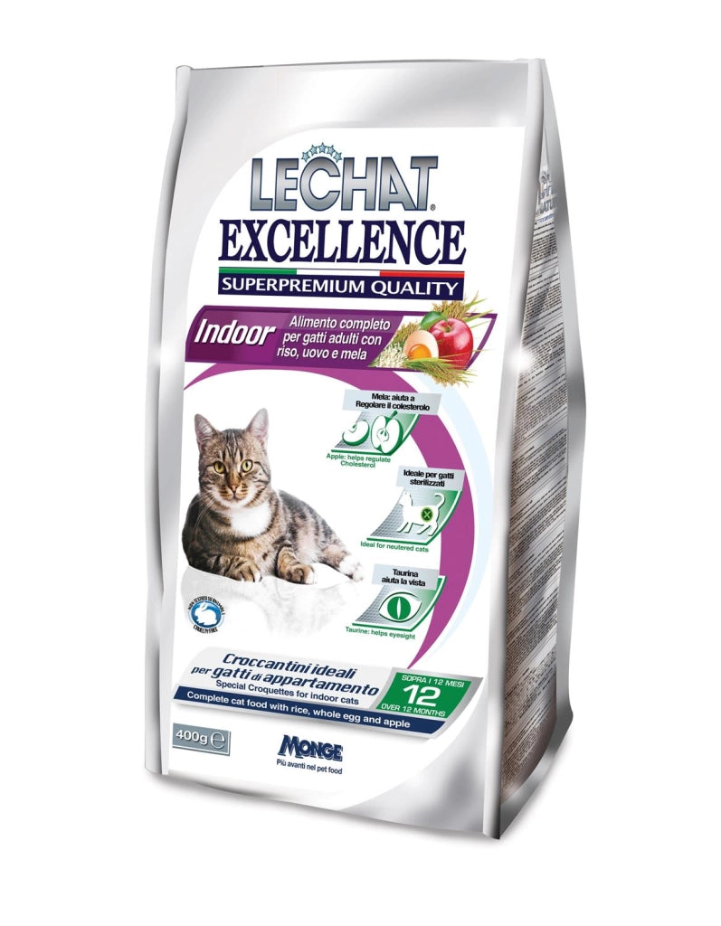 LECHAT EXCELLENCE SUPERPREMIUM CROCCANTINI 400 GRAMMI INDOOR
