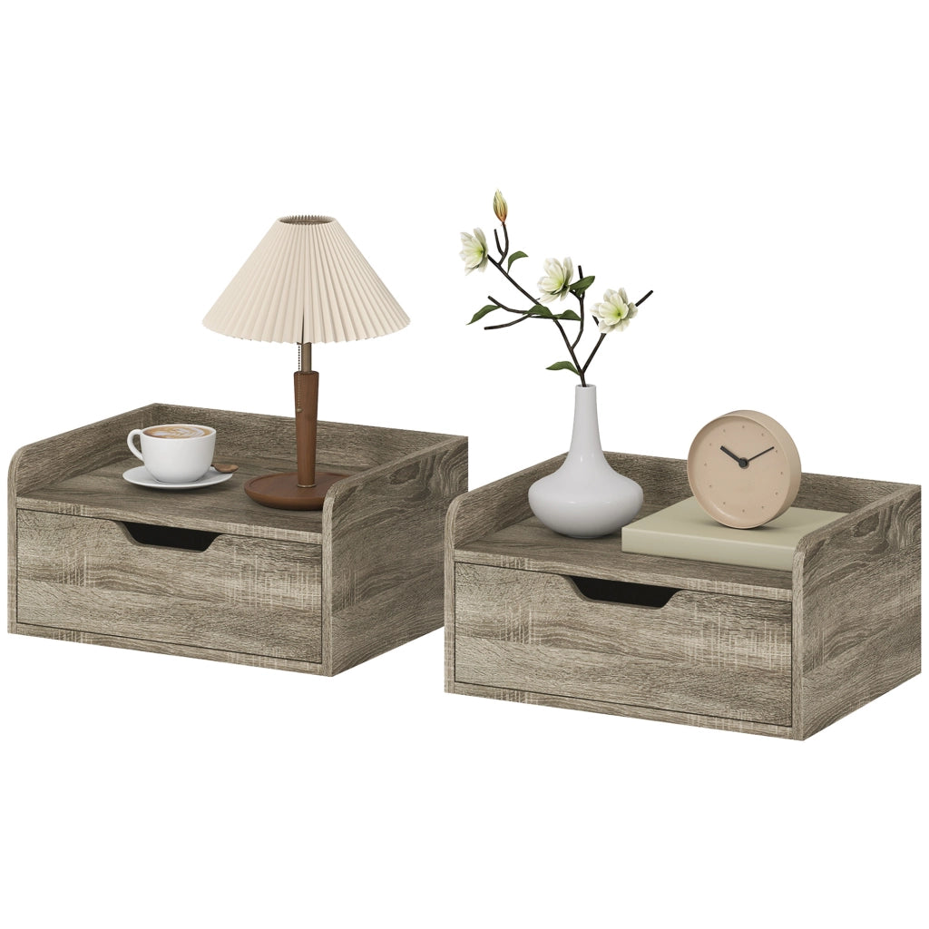 Comodino ¨C zephmum ¨C 40x30x19,5cm grigio