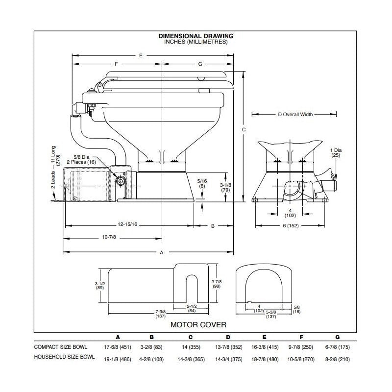 TOILET STANDARD 12V - 2018