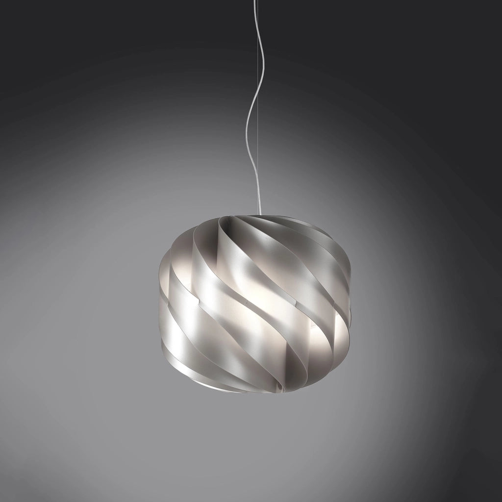 Sospensione Da Esterno Moderna Globe Polilux ® Argento 1 Luce E27 D40Cm