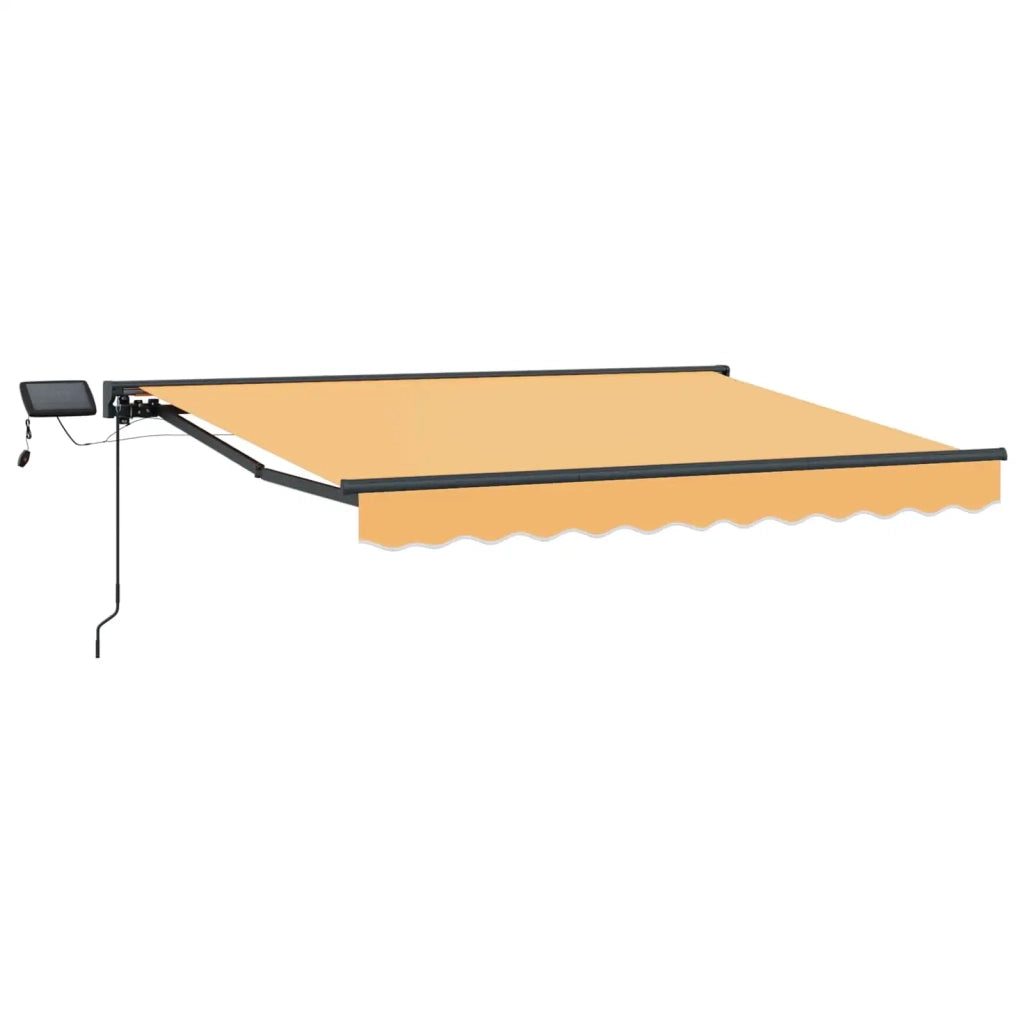 Cornice per Tenda Manuale con LED Sabbia 5 × 3,5 m 3426451
