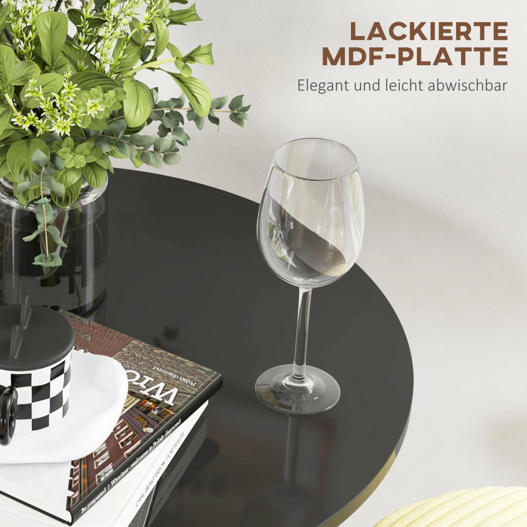 Tavolino da bar ¨C Minimal ¨C Nero 60x60x102 cm