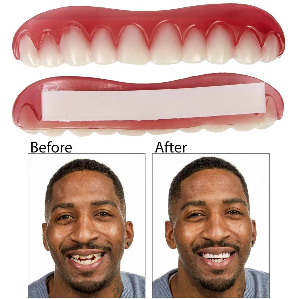 Trade Shop - Dentiera Protesi Dentale Denti Finti Perfetti Riutilizzabile Smontabile Sorriso -