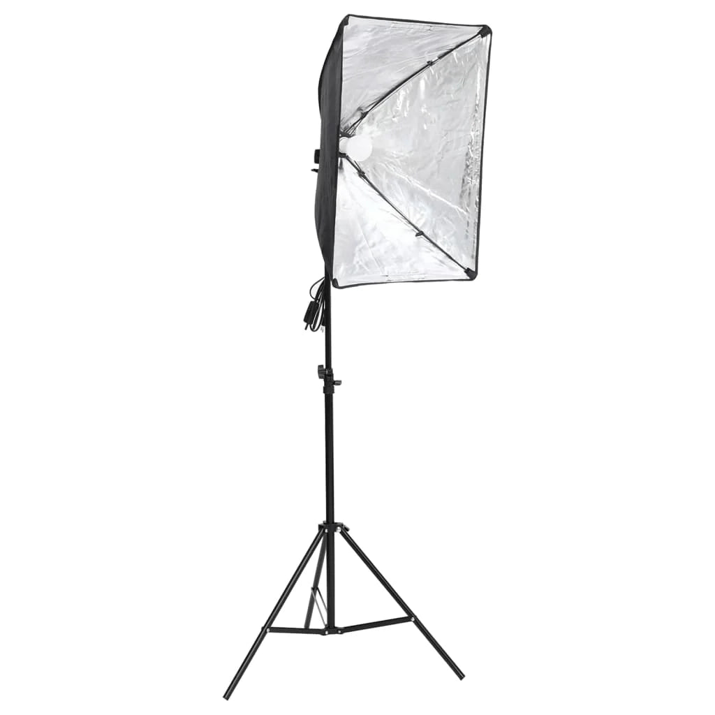 Kit per studio fotografico con light box fondale e riflettore nero 02_0042500