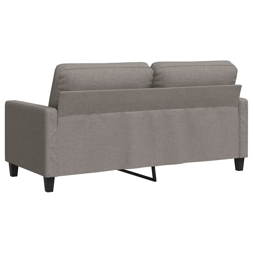 Divano a 2 Posti-Sofa 2 Posti Tortora 140 cm in Tessuto 685456