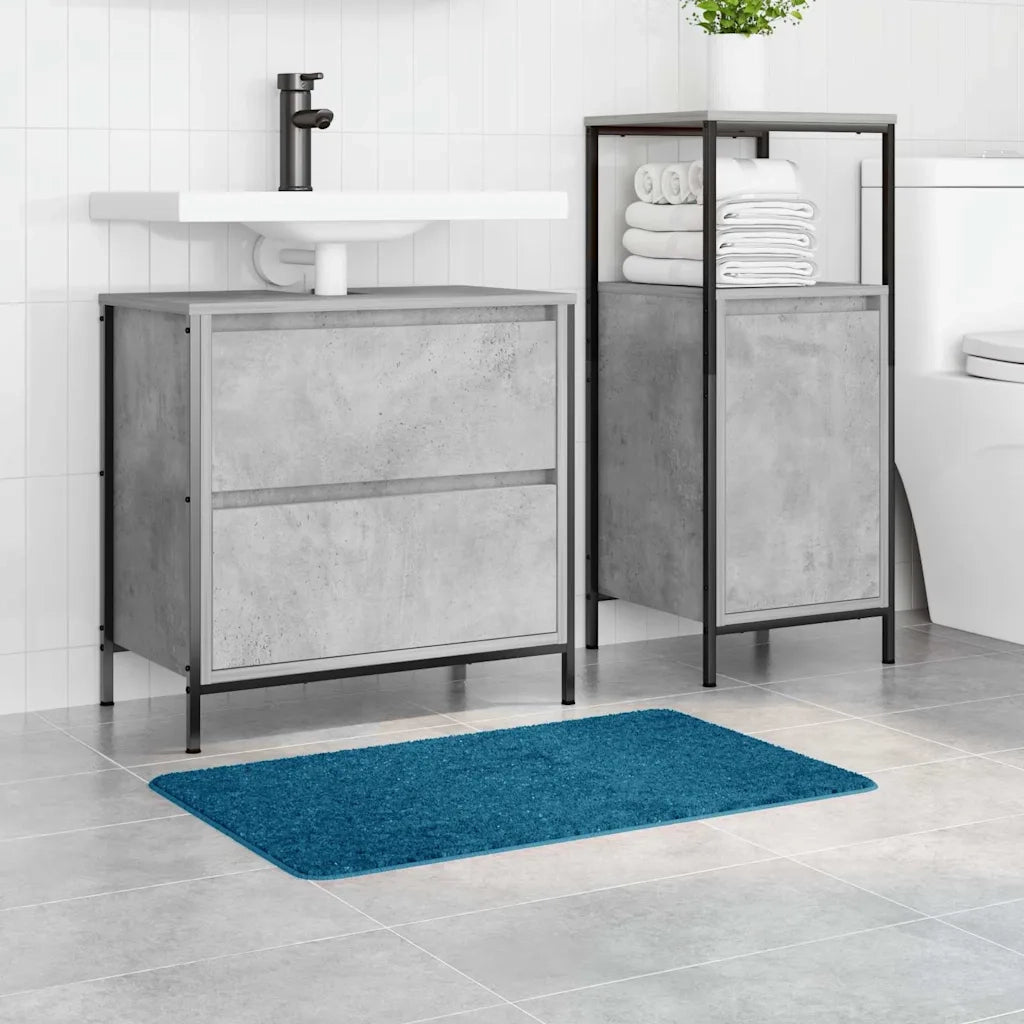 Tappetino da bagno antiscivolo Blu 50 x 80 cm PP 4019833