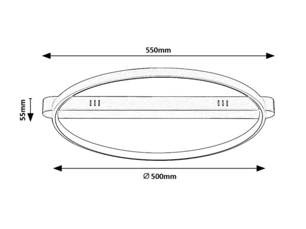 Plafoniera LED Beliza oro 45W 3000K Rabalux