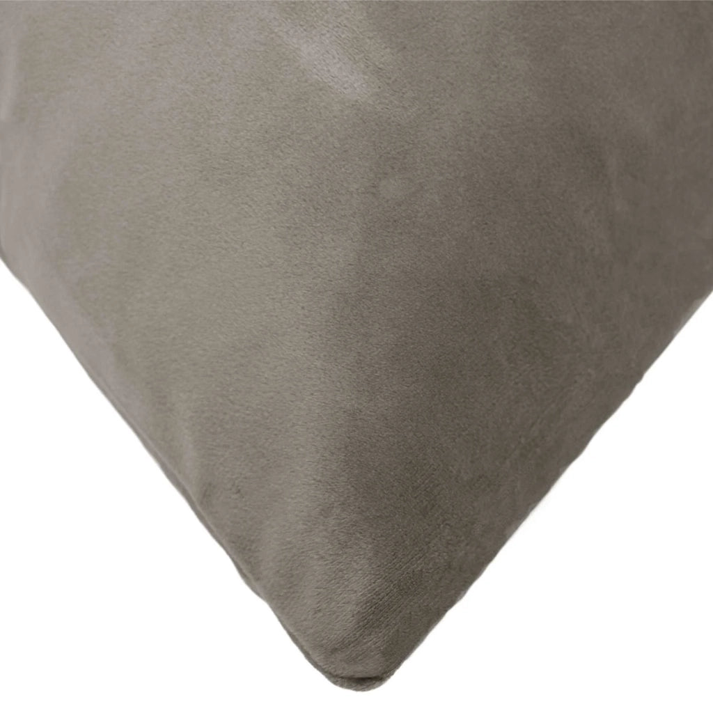 Federa 2 pcs HEERLEN Grigio Chiaro 50 x 75 cm Velluto 911579