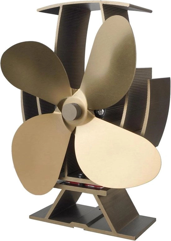 Ventilatore di calore per camini in bronzo superspedito