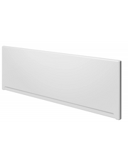 Grembiule vasca frontale universale 200x57 cm in acrilico bianco