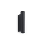 Applique Look 2 Luci Led Integrato Nera