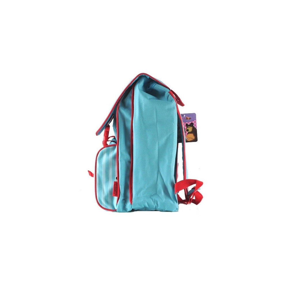 Trade Shop - Zaino Cartella Estensibile Scuola Masha E Orso In Poliestere Modelli Assortiti -
