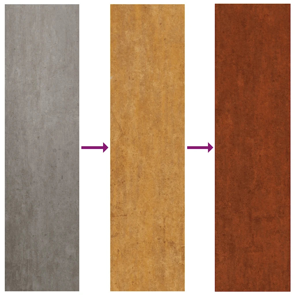 2 pz Fioriere | Cassetta per fiori | Vaso 49x47x46 cm Acciaio Corten