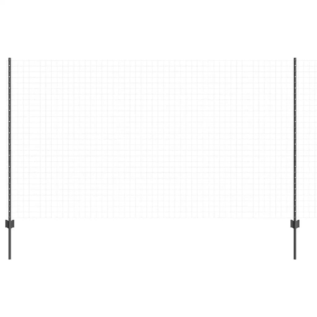 Palo della recinzione 22 pcs Grigio 180 cm Acciaio 3335940