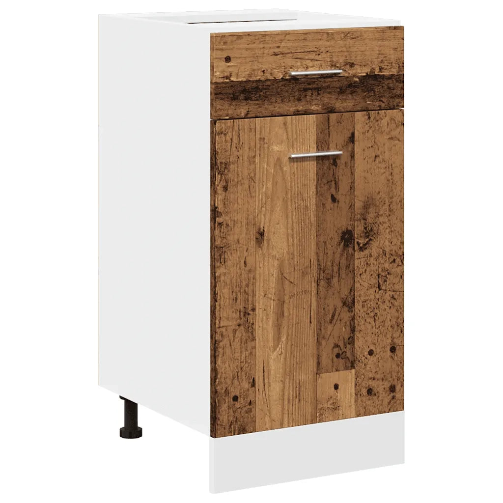 Set di Mobili da Cucina 11 pz Lyon Legno Antico in Truciolato 3328579