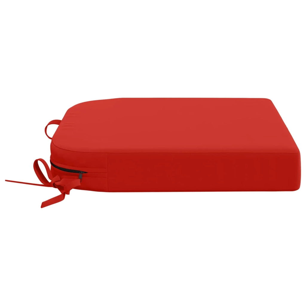 Cuscini per sedile a 4 pezzi SOEST 4 pcs 100% Poliestere Rosso 945216