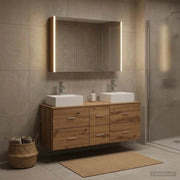 Set di mobili per il bagno 4 pz Rovere Artigianale 3406830