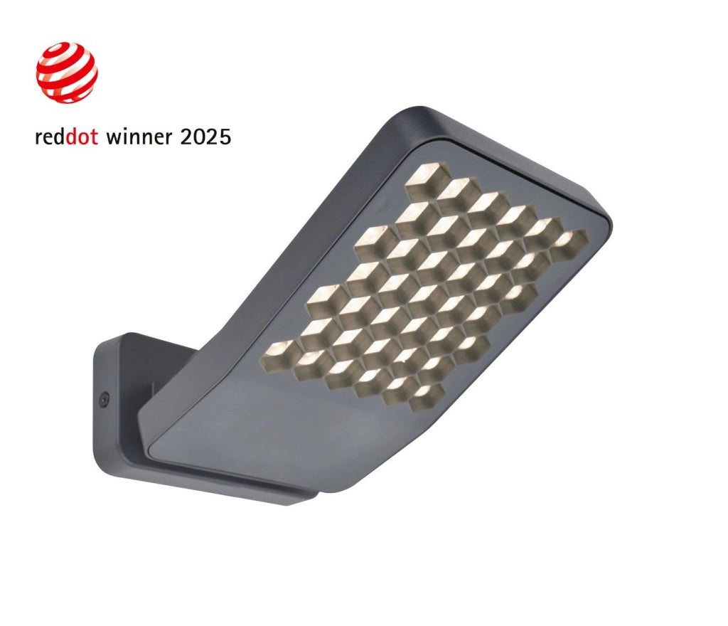 Applique da esterno LED ATLANTIS grigio scuro IP54
