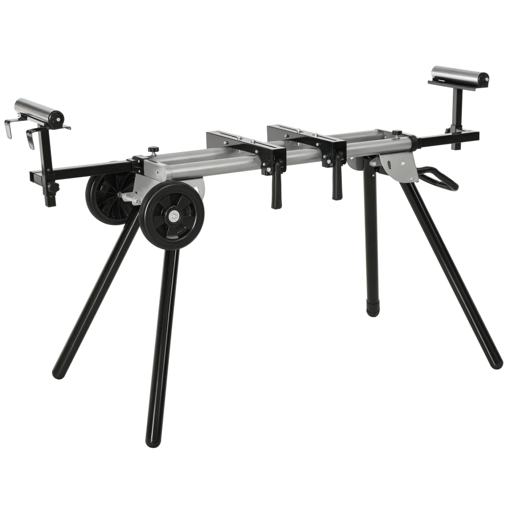 Soporte per Sega da Banco Pieghevole ¨C Minimal ¨C 123,5-245x73x96 cm Nero