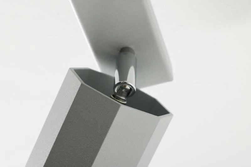 Lampex plafoniera HEX 2 luci grigia in metallo GU10 30 cm