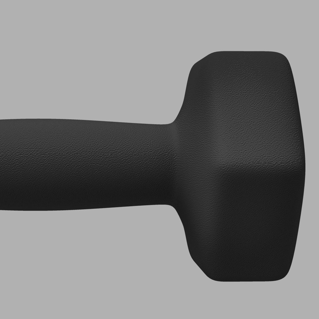 Manubri Esagonali da 5 kg ¨C Minimal ¨C Nero, Metallo e Plastica